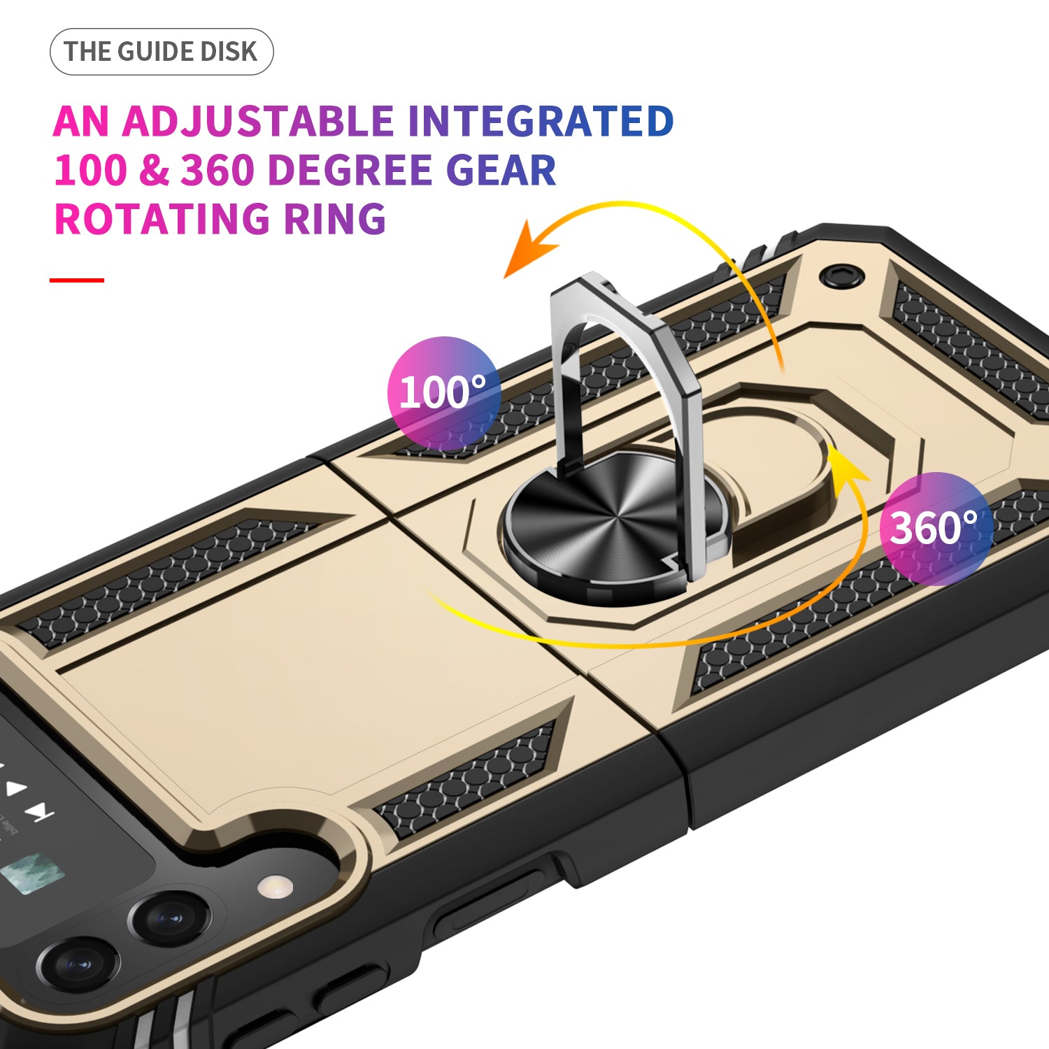 Samsung Galaxy Z Flip 4 ring Magnetic GPS car mount Phone holder case