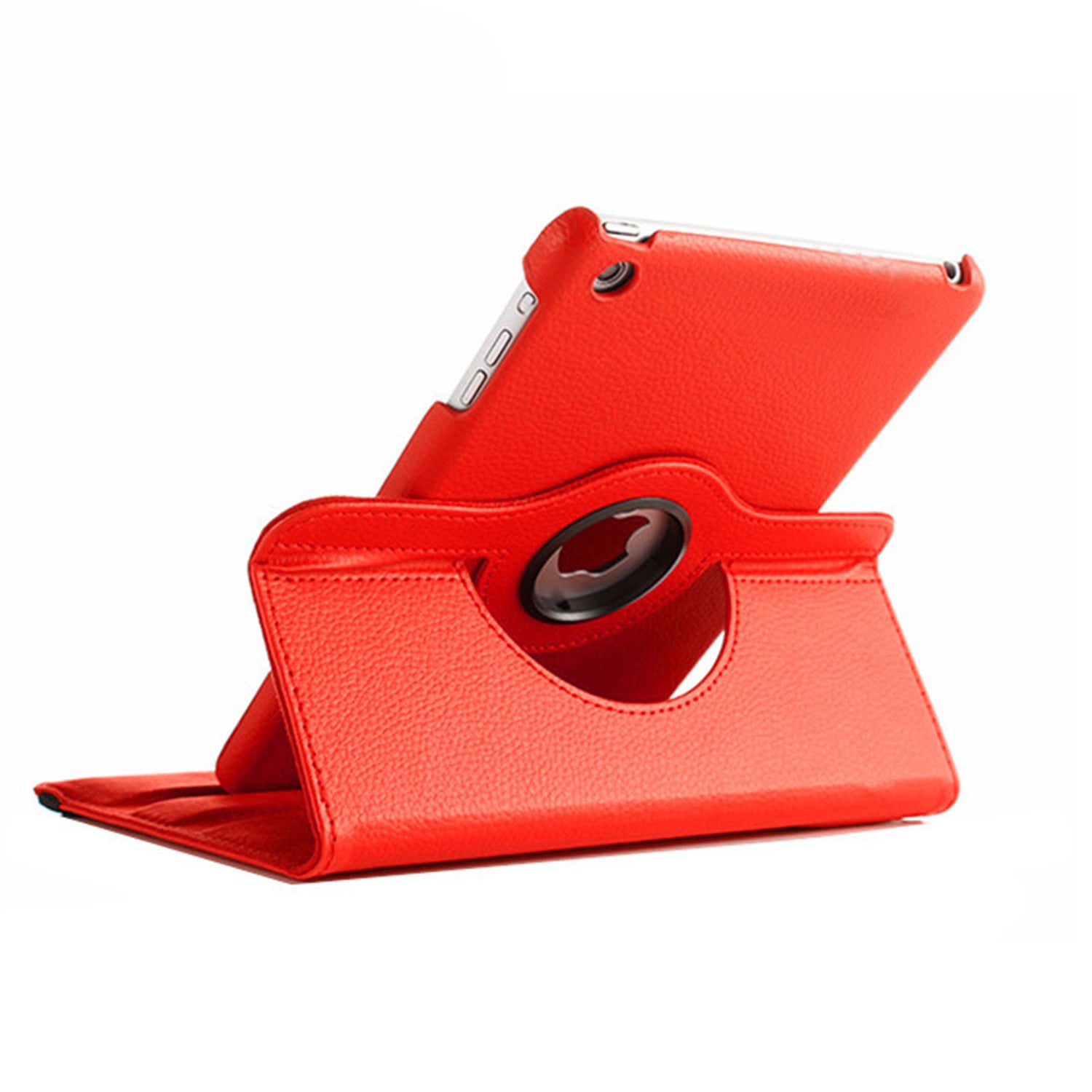 360 Degrees Rotating Leather Standing Case for iPad Mini 4