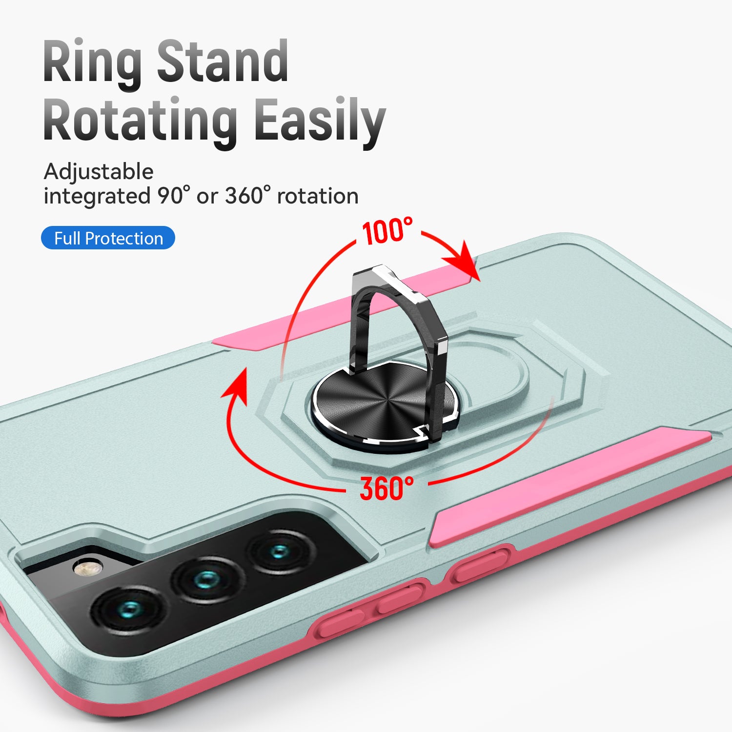 Samsung Galaxy S22 Kickstand fully protected heavy-duty shockproof case