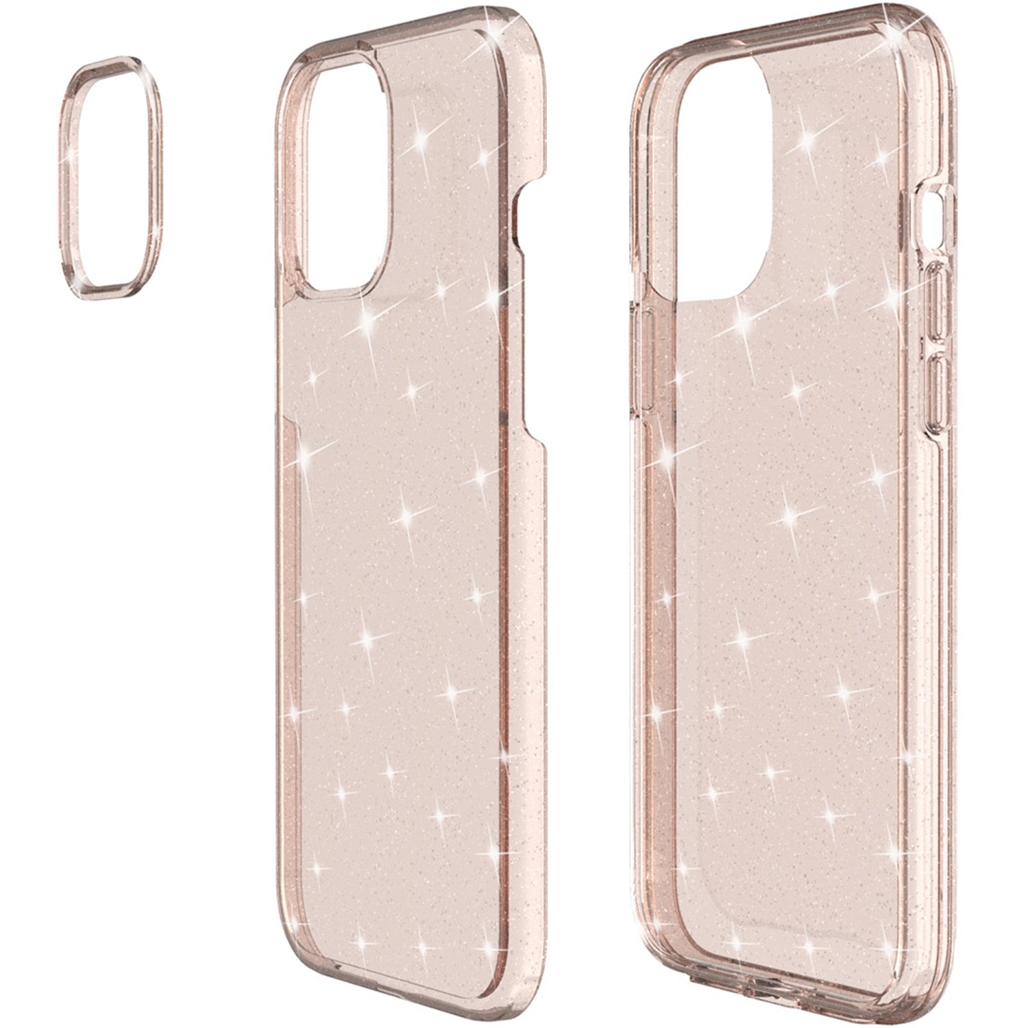 iPhone 14 Magnetic  attraction gradient shiny transparency Case