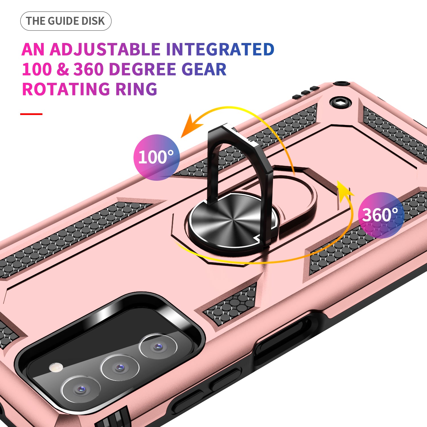 Samsung Galaxy A03s ring magnetic GPS car mount Phone Holder case