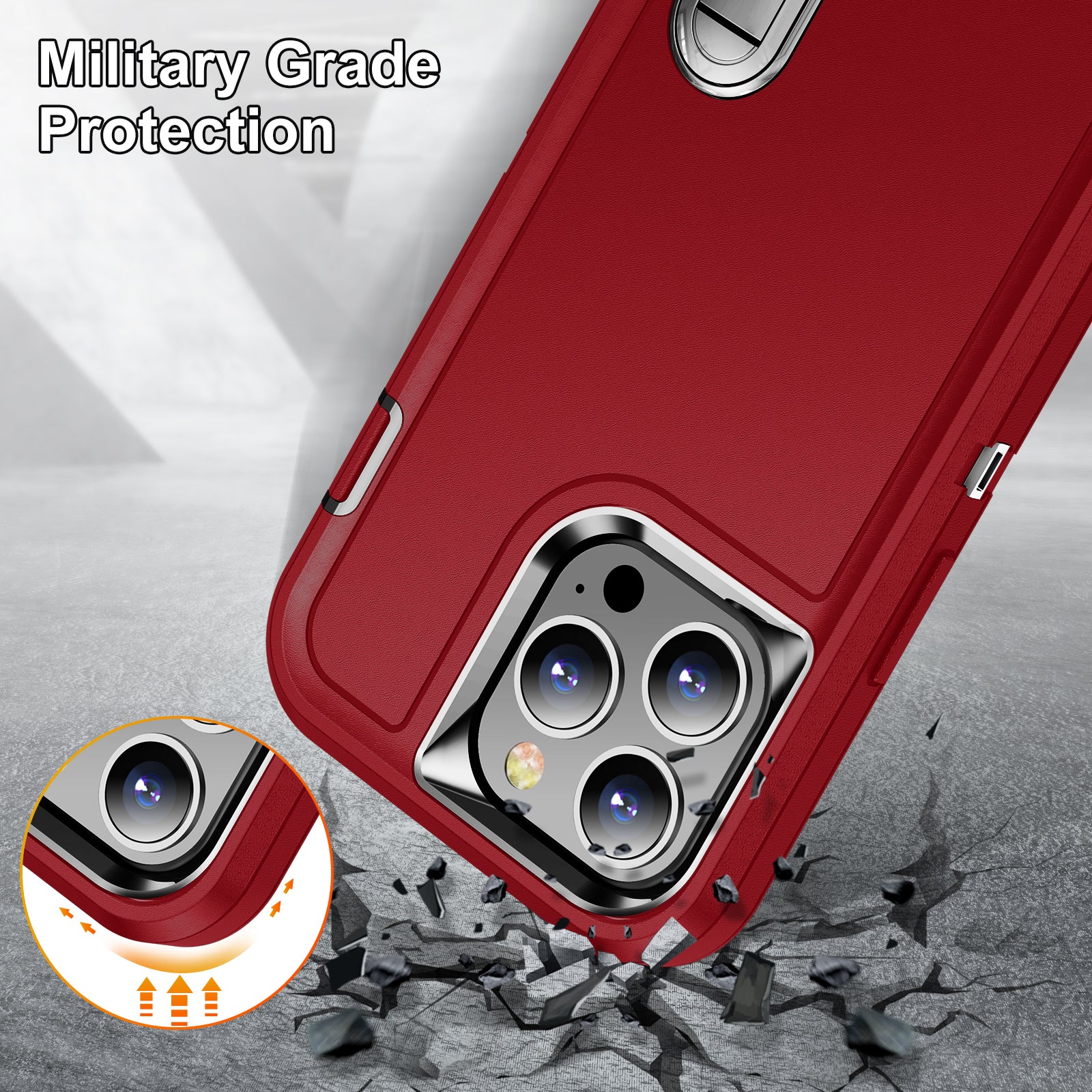 Kickstand anti-dropProtection Case for iPhone 13 Pro