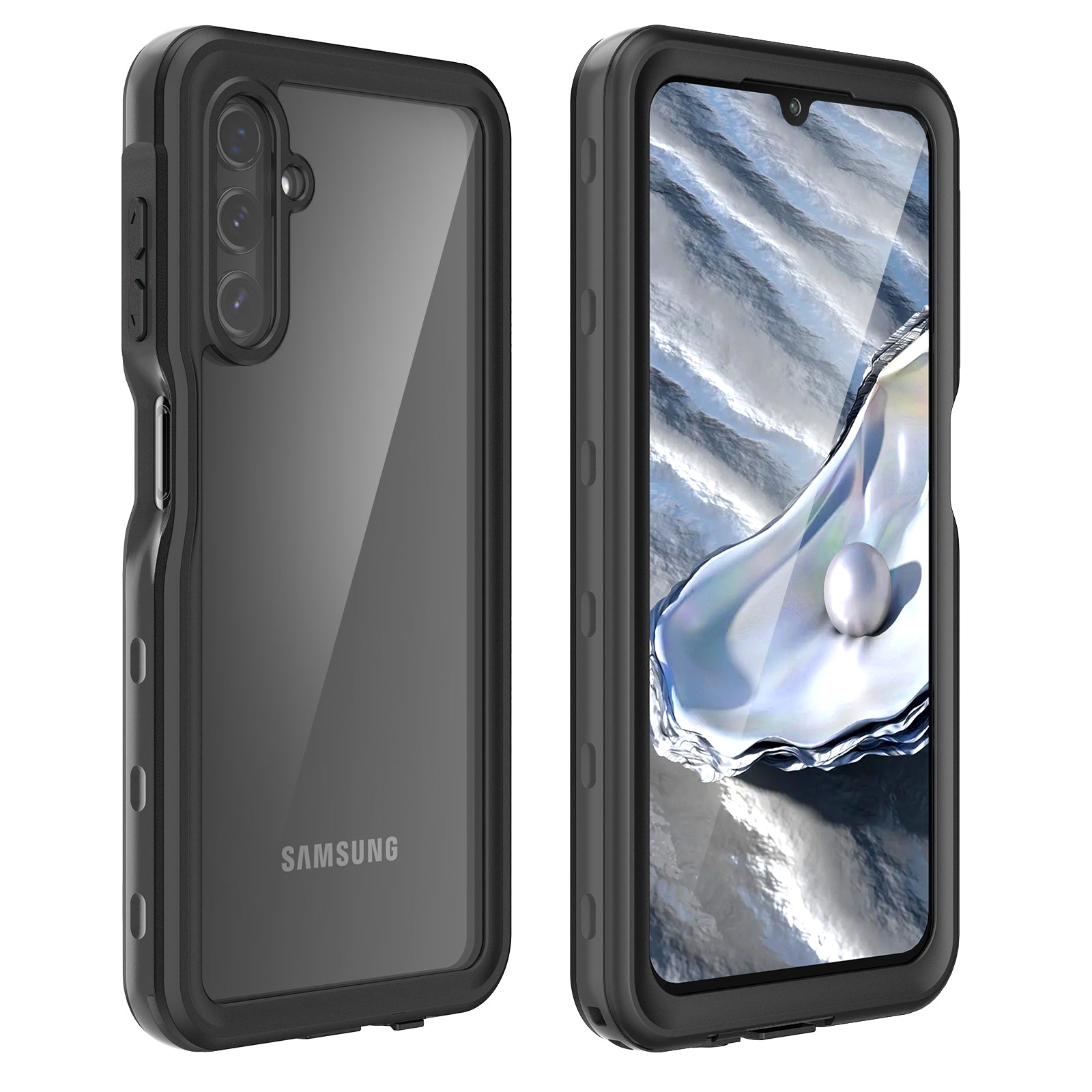 Samsung Galaxy A14 360 Full Protective Waterproof Case with Built-in Screen Fingerprint Protector