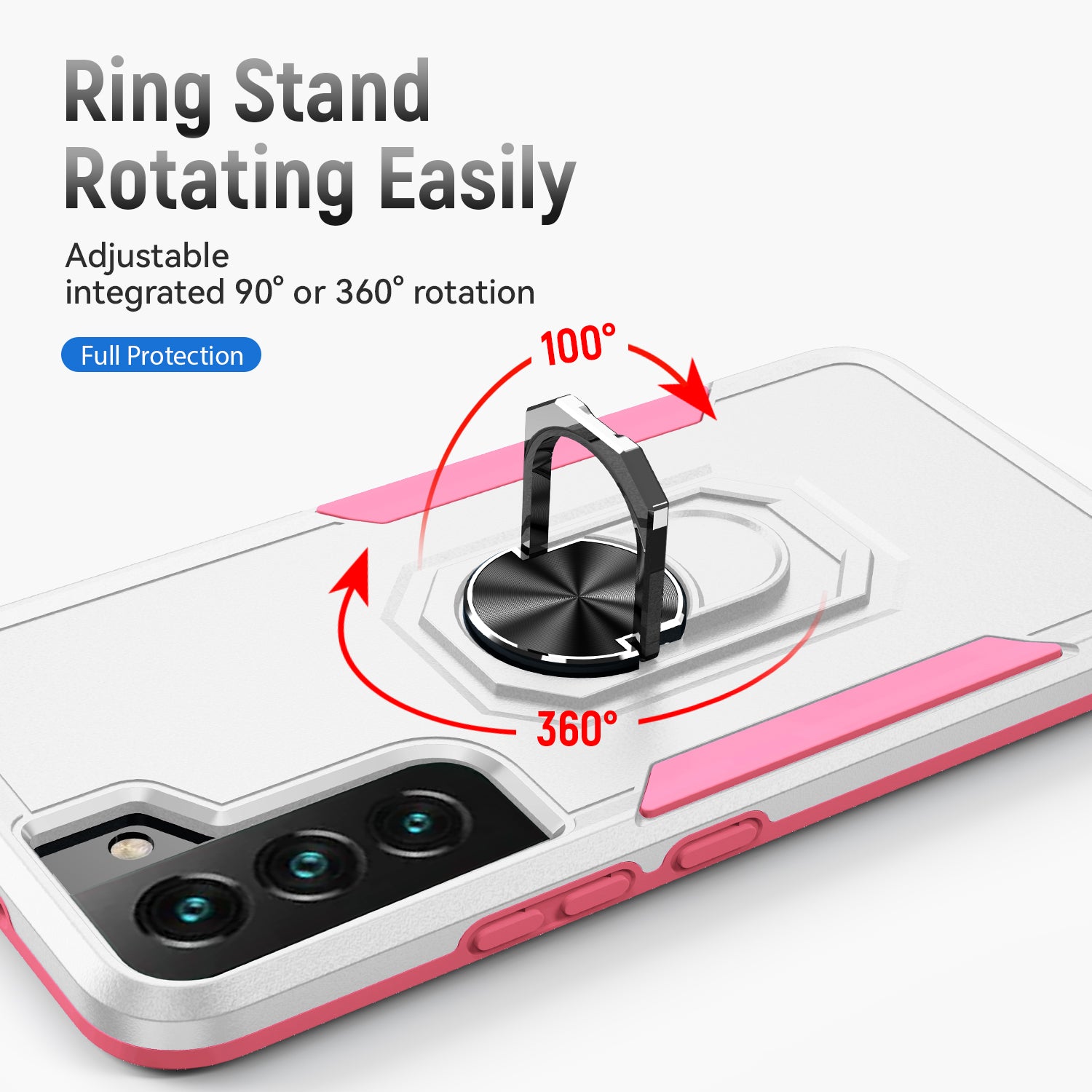 Samsung Galaxy S22 Plus Kickstand fully protected heavy-duty shockproof case