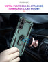 Ring Magnetic GPS car mount Phone Holder for Samsung Galaxy S22 Plus Case