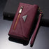 iPhone 12 Pro/12 (6.1") with 7 Credit Card Slots 2 IN 1 Leather Wallet Case