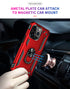 iPhone 12 Pro Max (6.7") Dual Colors Ring Magnetic GPS car mount Phone Holder