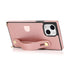Fashion Leather Case with 1 Credit Card Slots for iPhone 13(6.1")