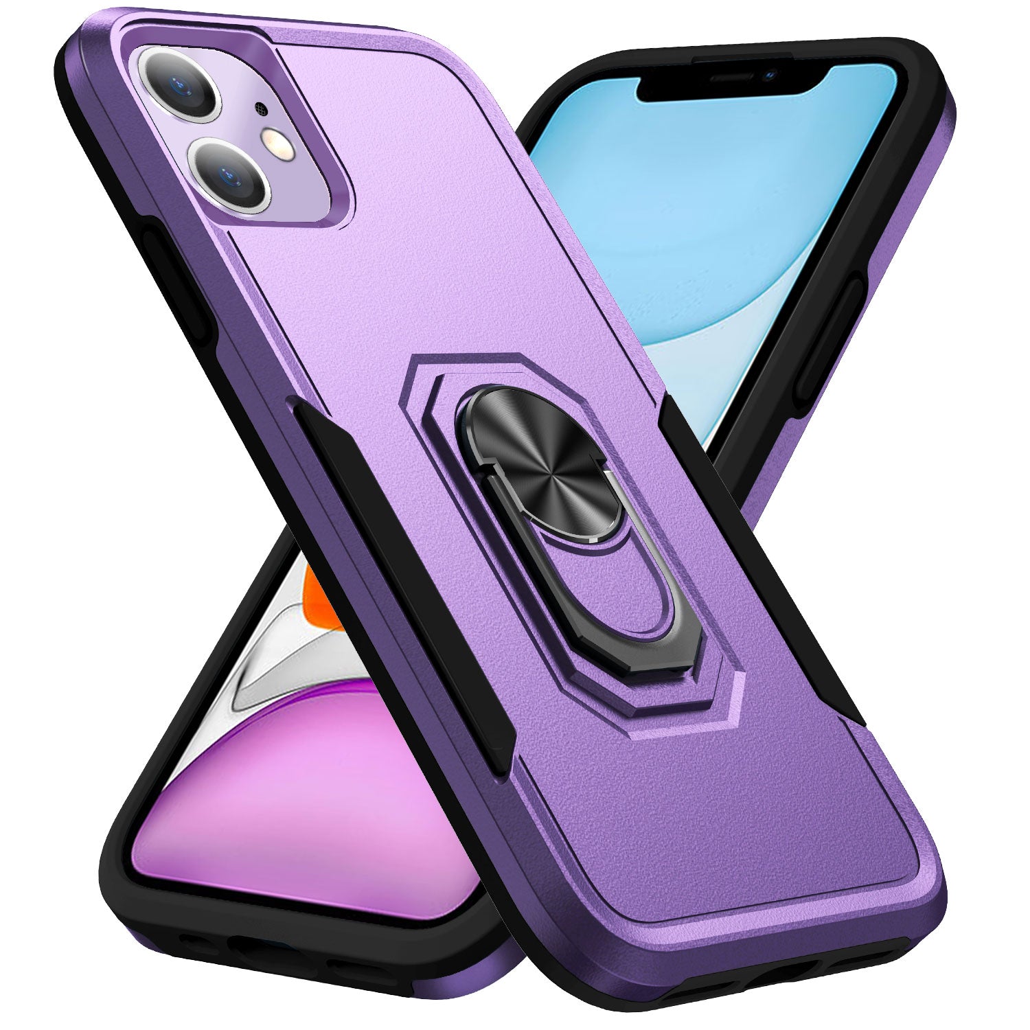 iPhone 11 (6.1’’)Kickstand fully protected heavy-duty shockproof case