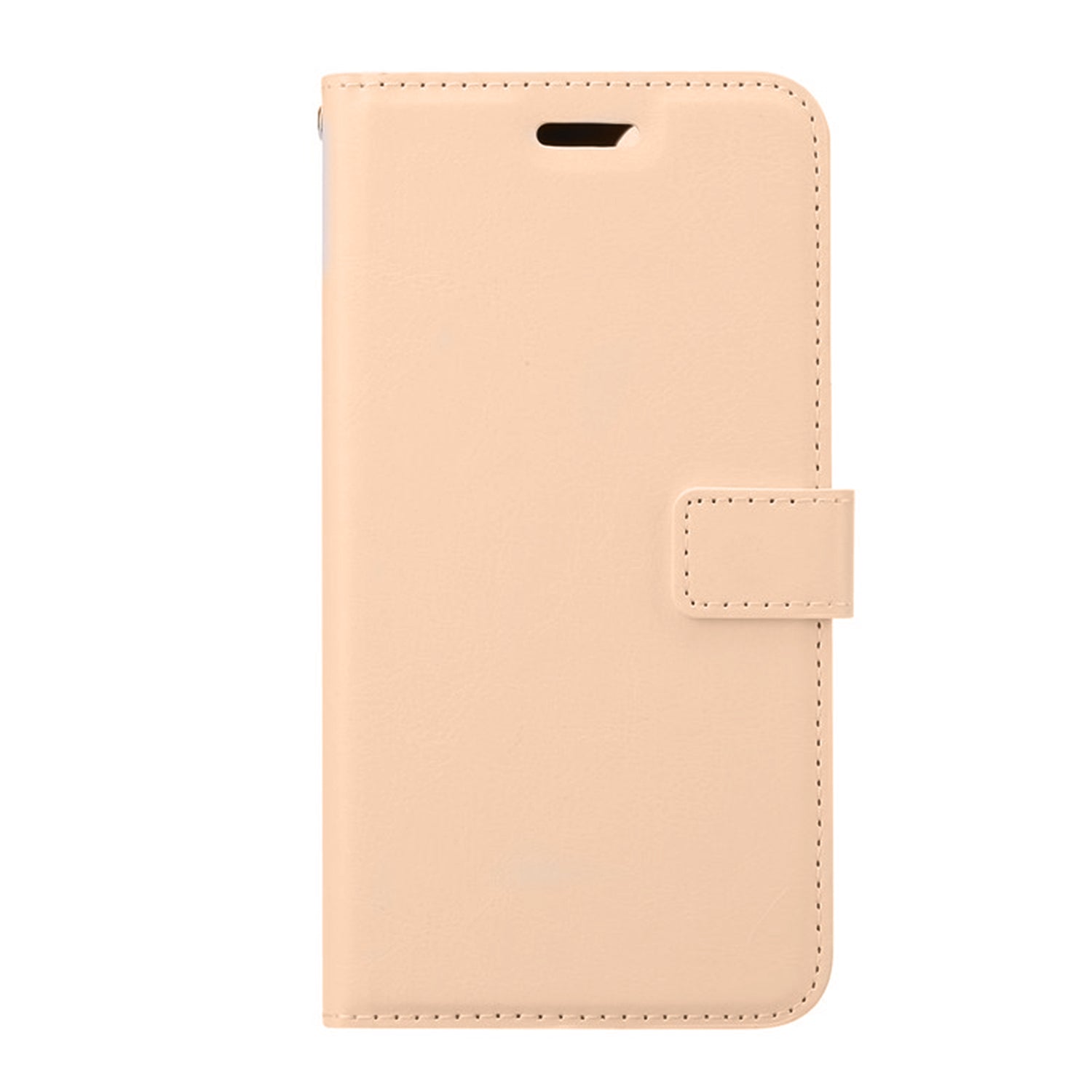 iPhone 8 & 7 Plus Real Plain Leather Wallet Case