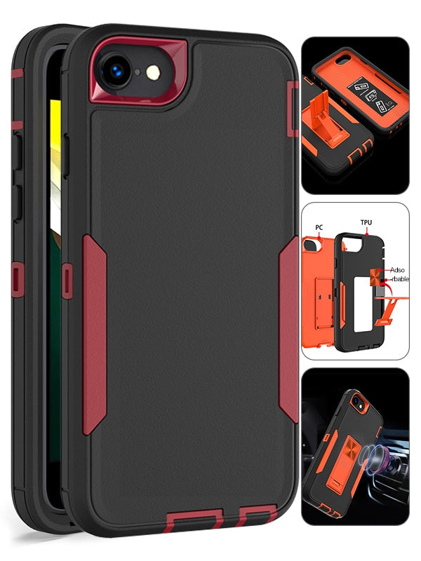 iPhone 6/7/8(4.7")Adsorbable  fully protected heavy-duty shockproof housing case