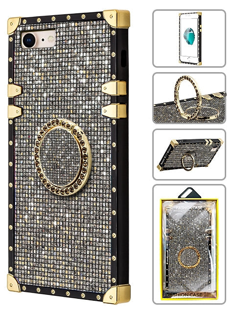 iPhone 8/7 TPU Luxury Diamonds Fashion Case with Kickstand