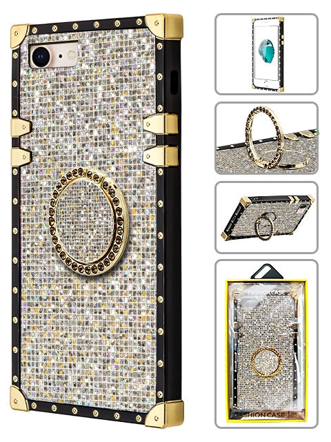 iPhone 8/7 TPU Luxury Diamonds Fashion Case with Kickstand