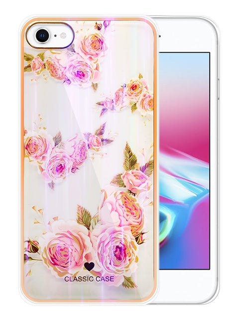 iPhone 7/8G(4.7") TPU painted fashion flower case