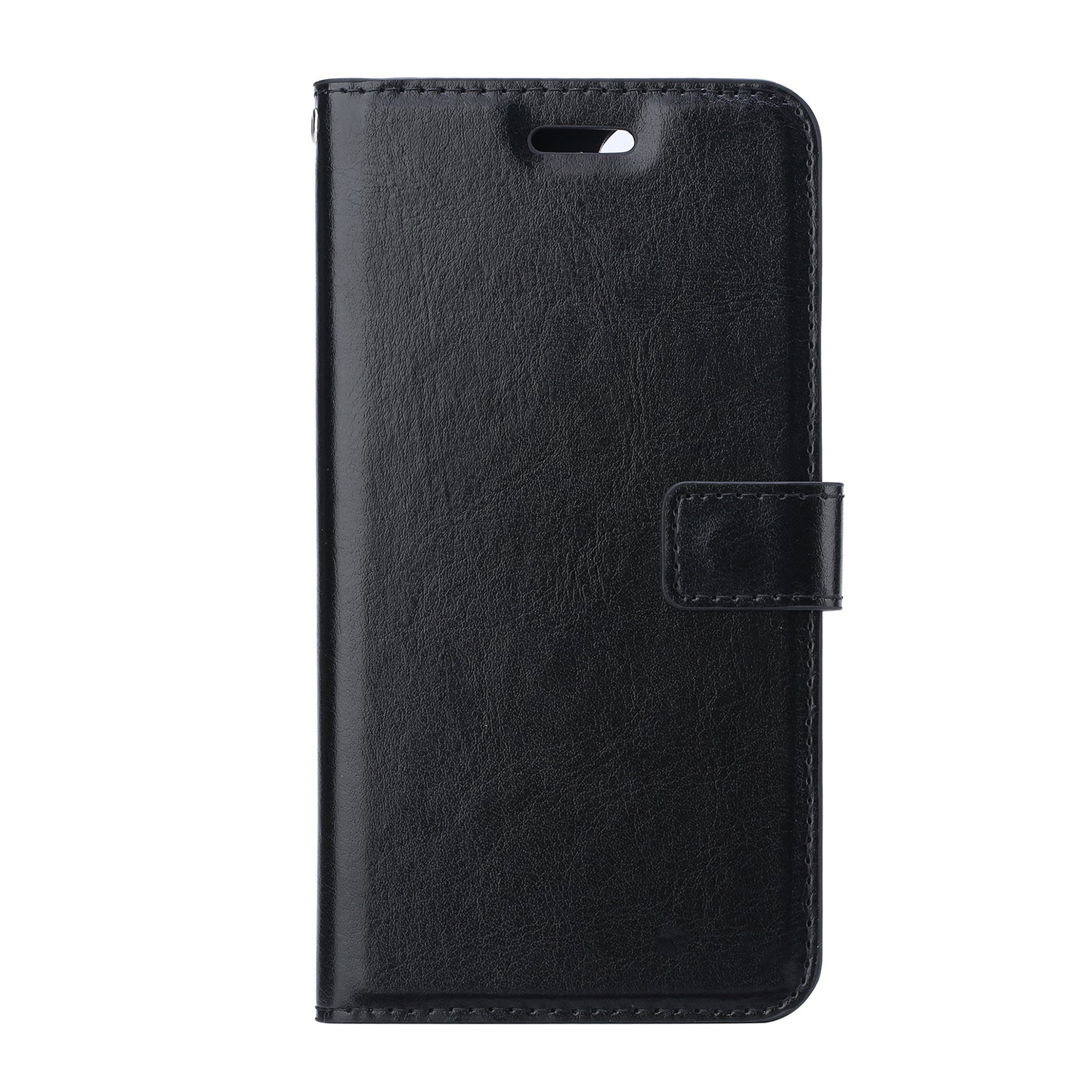 iPhone 8 & 7 Plus Real Plain Leather Wallet Case