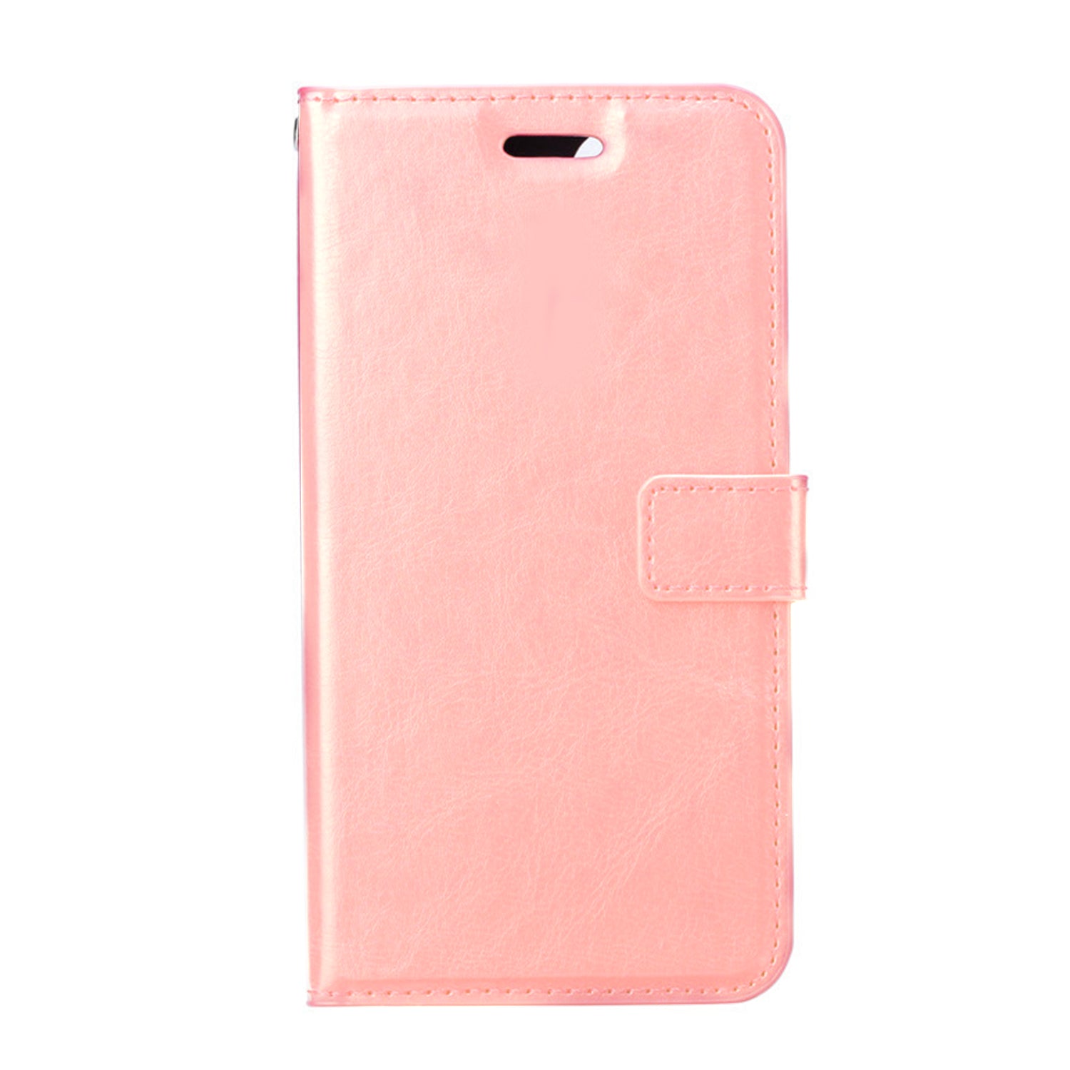 iPhone 8 & 7 Plus Real Plain Leather Wallet Case