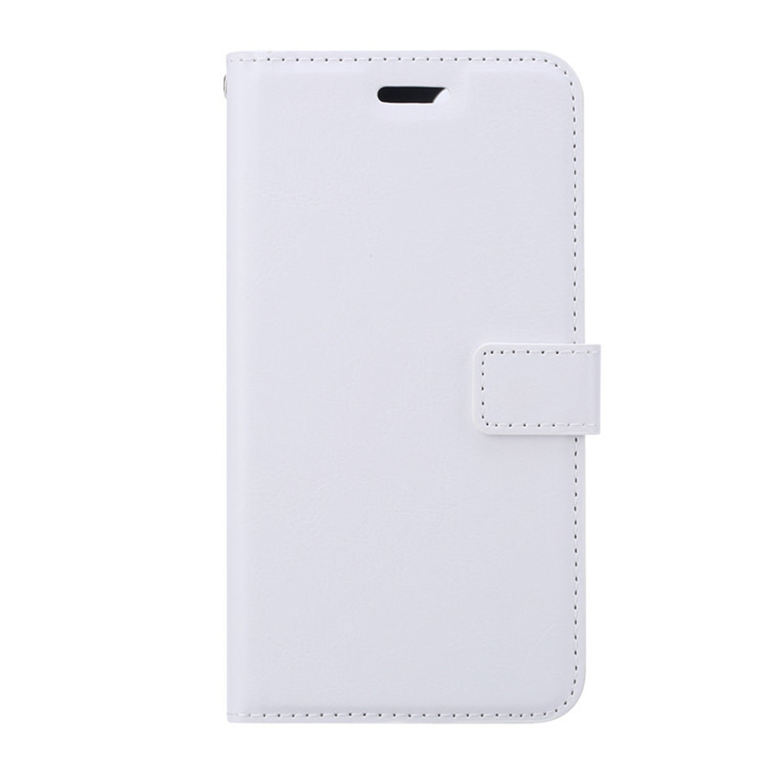 iPhone 8 & 7 Plus Real Plain Leather Wallet Case