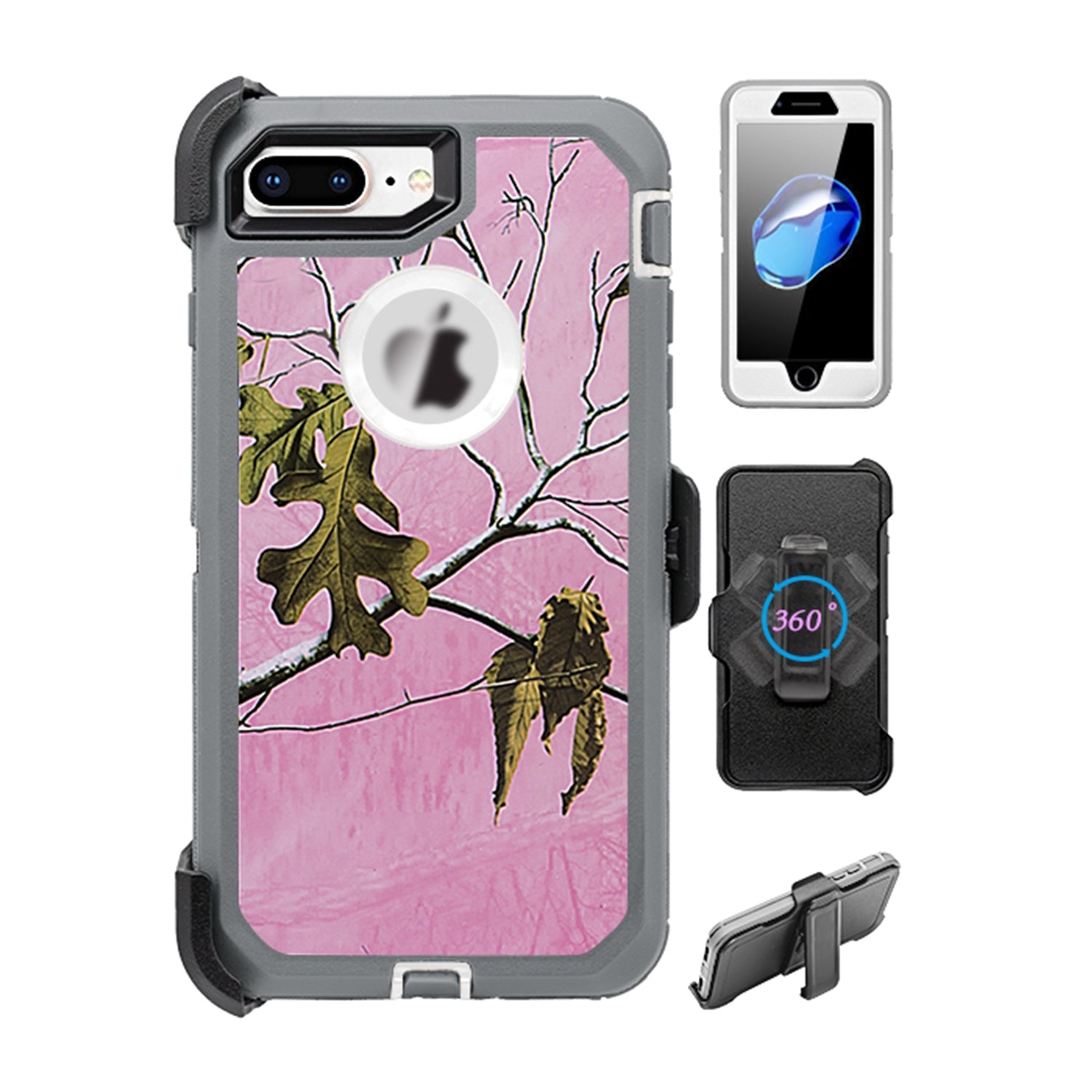 iPhone 8 & 7 Plus Design Full Protection Heavy Duty Case