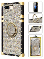 iPhone 8/7 Plus TPU Luxury Diamonds Fashion Case with Kickstand