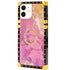 TPU Luxury Pink Marble Fashion Case with Kickstand for iPhone 12 Mini (5.4")