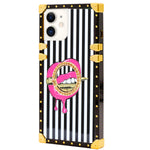 iPhone 11 (6.1") TPU Luxury Blue Stripe Fashion Case with Kickstand