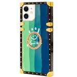 iPhone 11 (6.1") TPU Luxury Blue Stripe Fashion Case with Kickstand