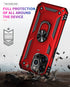 iPhone 11 Pro Max (6.5") Dual Colors Ring Magnetic GPS car mount Phone Holder case