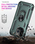 iPhone 14  Pro Dual Colors Ring Magnetic GPS car mount Phone Holder Case