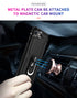 iPhone SE 3/2 dual colors ring magnetic GPS car mount Phone holder case