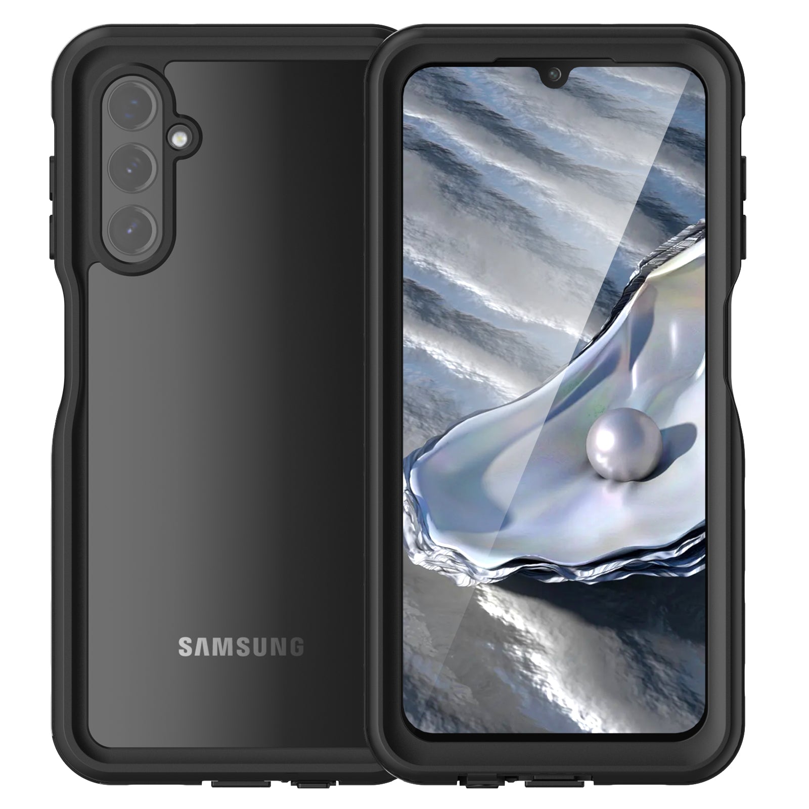 Samsung Galaxy A14 360 Full Protective Waterproof Case with Built-in Screen Fingerprint Protector