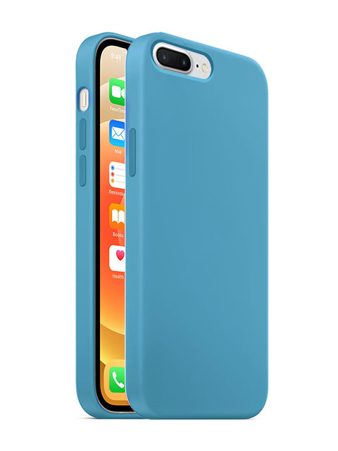 iPhone 8/7/6 Plus Colorful Liquid Silicone Gel Rubber Case