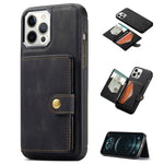 iPhone 14 Pro Max Magnetic 2 in1  Leather card bag case  and Removable Back Cover