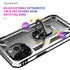 iPhone 14  Pro Dual Colors Ring Magnetic GPS car mount Phone Holder Case