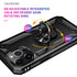 iPhone 14  Pro Dual Colors Ring Magnetic GPS car mount Phone Holder Case