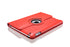 360 Degrees Rotating Leather Standing Case for iPad 4 - Hot Pink