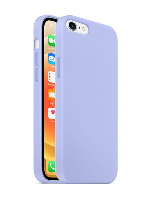 iPhone 8/7/6  Colorful Liquid Silicone Gel Rubber Case