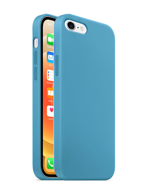 iPhone 8/7/6  Colorful Liquid Silicone Gel Rubber Case