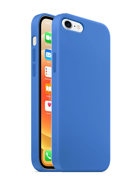 iPhone 8/7/6  Colorful Liquid Silicone Gel Rubber Case