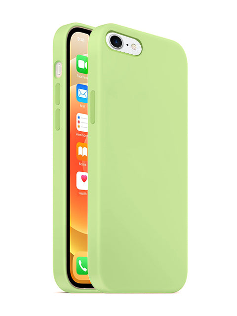 iPhone 8/7/6  Colorful Liquid Silicone Gel Rubber Case