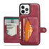 iPhone 14 Pro Max Magnetic 2 in1  Leather card bag case  and Removable Back Cover