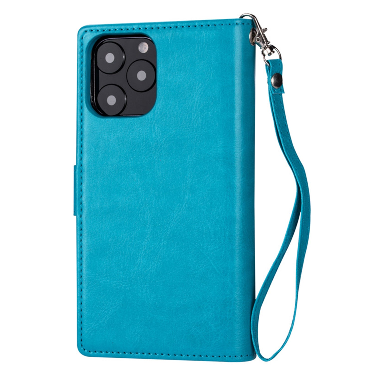 iPhone 11 Pro Max (6.5") 2 in 1 Leather Wallet Case With 9 Credit Card Slots and Removable Back Cover 