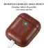 AirPods Case Protective Leather Cover and Skin Compatible with Apple AirPods