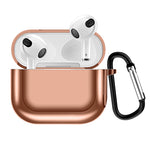 TPU electroplated protective cover for apple AirPods 3