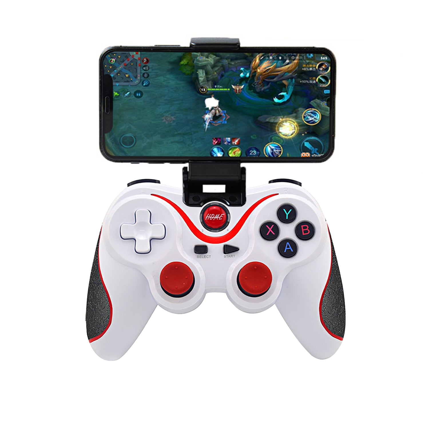 Wireless Bluetooth mobile phone holder receiver game handle