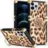 iPhone 13 Pro Max TPU Luxury Leopard Print with Kickstand for iPhone Fashion Case