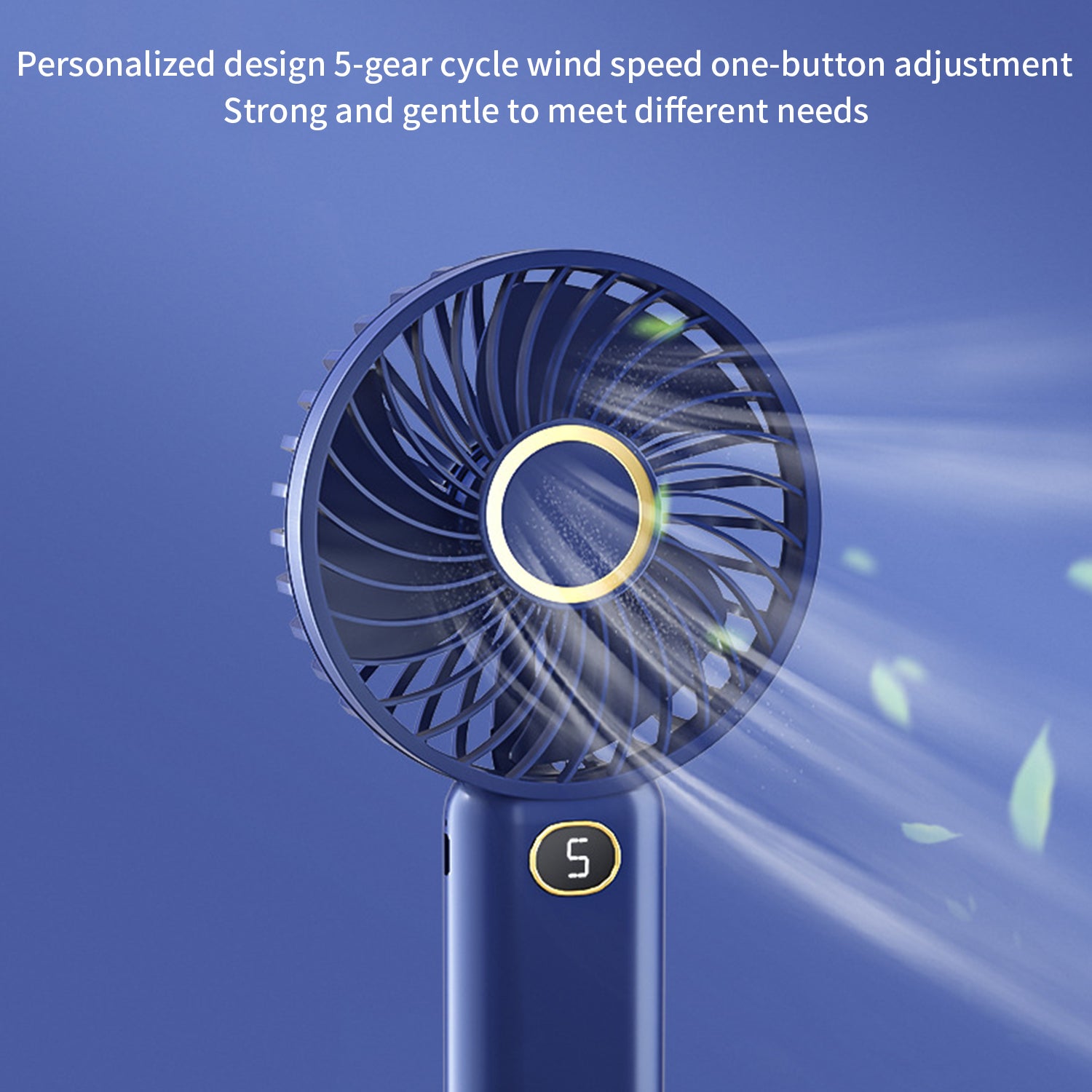 Mini desktop portable holder fan