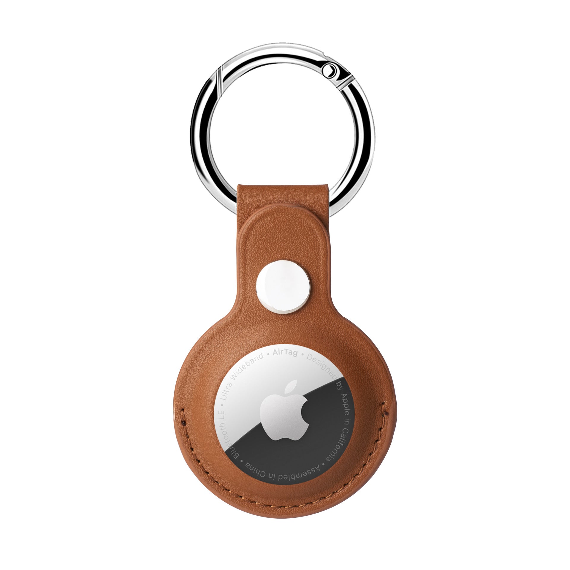 Leather keychain, suitable for AirTag