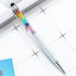 Capacitive Touch Screen Ballpoint Pen Cute Rainbow Diamond Crystal Ball Pens School Writing Supplies - Silver