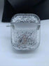 Transparent Floating Glitter Protective Case with Keychain for Airpods