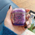 Transparent Floating Glitter Protective Case with Keychain for Airpods